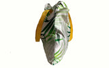 Beach White Green Yellow Shopping Bag Handmade In Canada | SonalCreativeSoul.