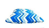 Blue Yellow Zig Zag Pattern Envelope Pillow Cover | SonalCreativeSoul.