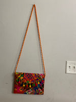 vibrant handmade bag