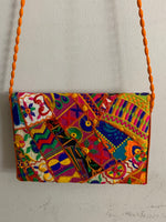 vibrant handmade bag