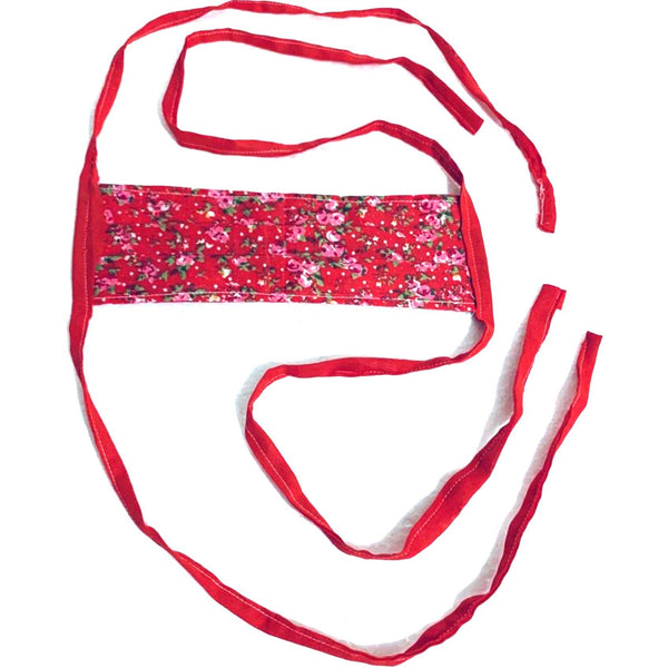Adult Cotton Fabric Handmade Face Mask with Fabric Ties | SonalCreativeSoul.
