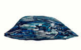 18x18 Deep Blue Marble Envelope Pillow Cover | SonalCreativeSoul.