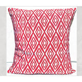 16x16 Pink Envelope Geometric Pillow  Cover | SonalCreativeSoul.