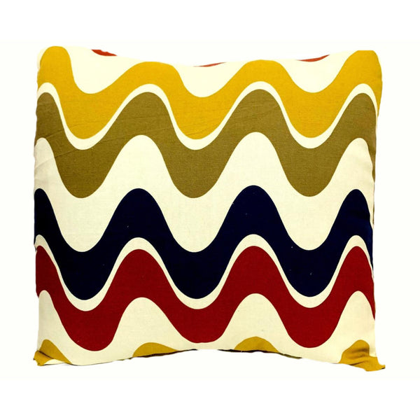 16x16 Red Blue Yellow Modern Designer Envelope Pillow Cover | SonalCreativeSoul.