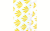 Yellow White Floral Leaves 20x30 Pillowcase Set of Two PillowCases | SonalCreativeSoul.