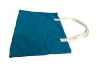 Blue White Festive Shopping Bag Handmade In Canada | SonalCreativeSoul.