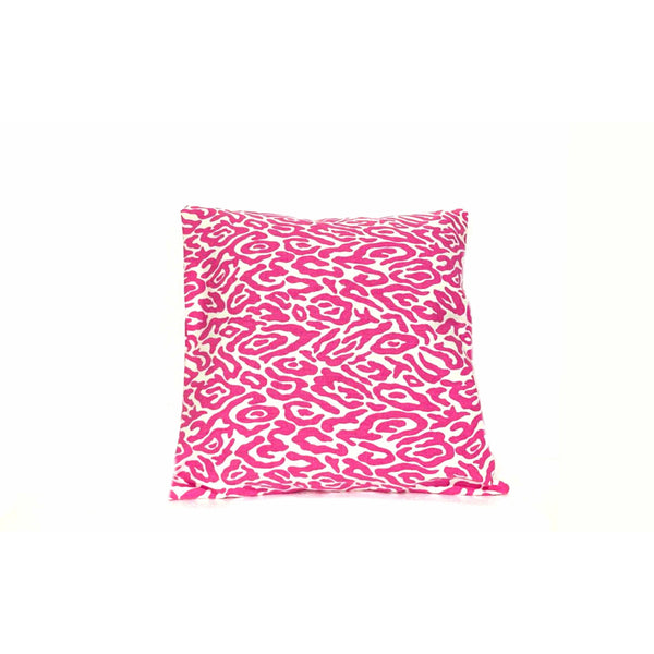 Pink White 18x18 Animal Print Envelope pillow cover | SonalCreativeSoul.