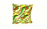 18x18 Green Yellow Envelope Pillow Cover | SonalCreativeSoul.