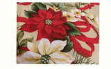 20x30 Christmas Holiday Floral Pillowcase | SonalCreativeSoul.
