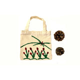 Hand Painted Cotton Canvas Tote Bag | SonalCreativeSoul.