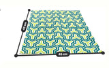 18x18 Blue Green Geometric Envelope Pillow Cover | SonalCreativeSoul.