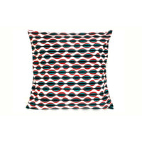 18x18 Green Red White Geometric Pillow Cover | SonalCreativeSoul.