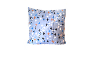 16x16 Blue Abstract Bird Print  Envelope Pillow Cover | SonalCreativeSoul.
