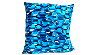 18x18 Dark Blue White Geometric Circles Envelope Pillow Covers | SonalCreativeSoul.